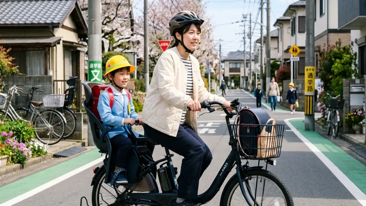 電動自転車小学生を乗せると違反？年齢や罰金ルールを徹底解説