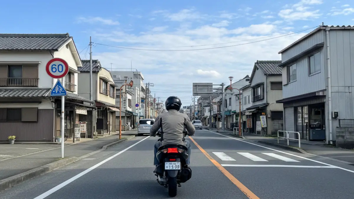 125cc バイク法定速度は基本60km/h 高速不可を即判断