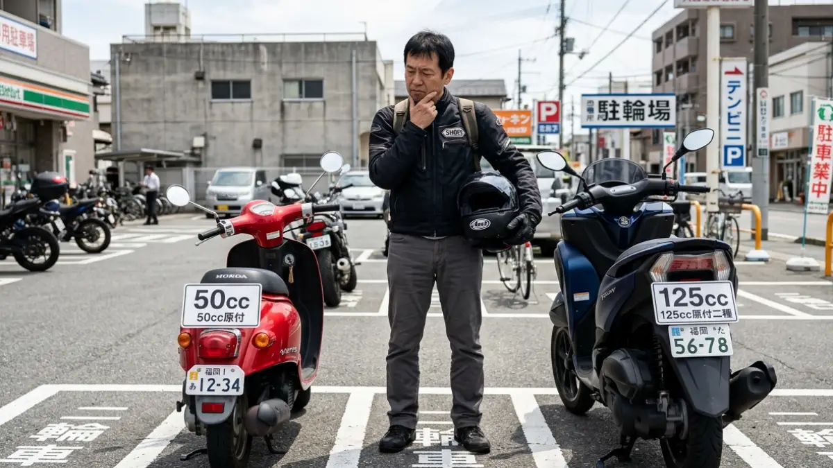 普通免許で125ccは乗れるのか50cc原付と125ccスクーター比較