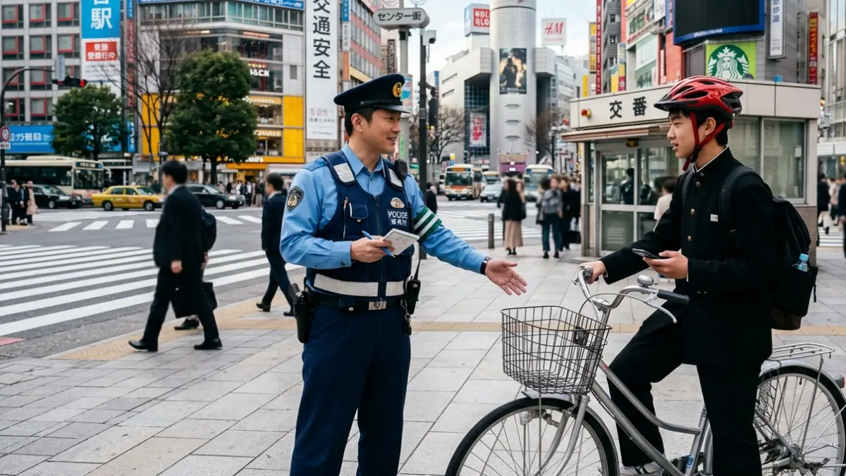 自転車の青切符対応の流れ 自転車 青切符 どうなる 警察 指導