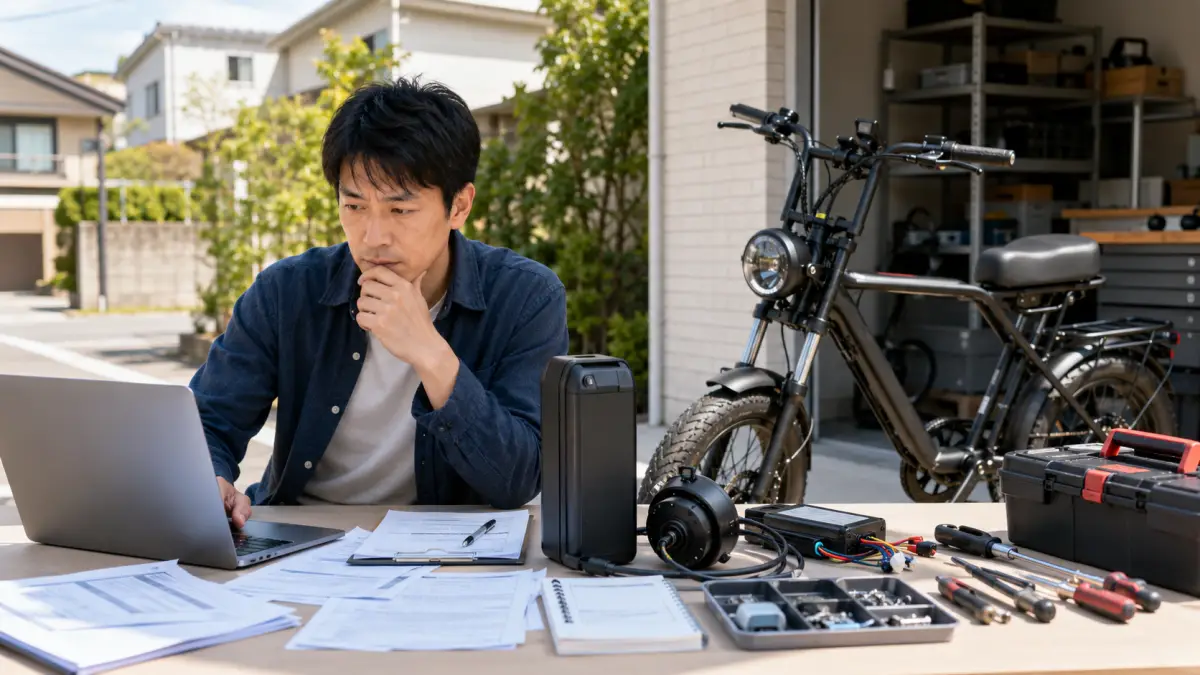 電動バイク自作の可否がわかる登録と費用の注意点
