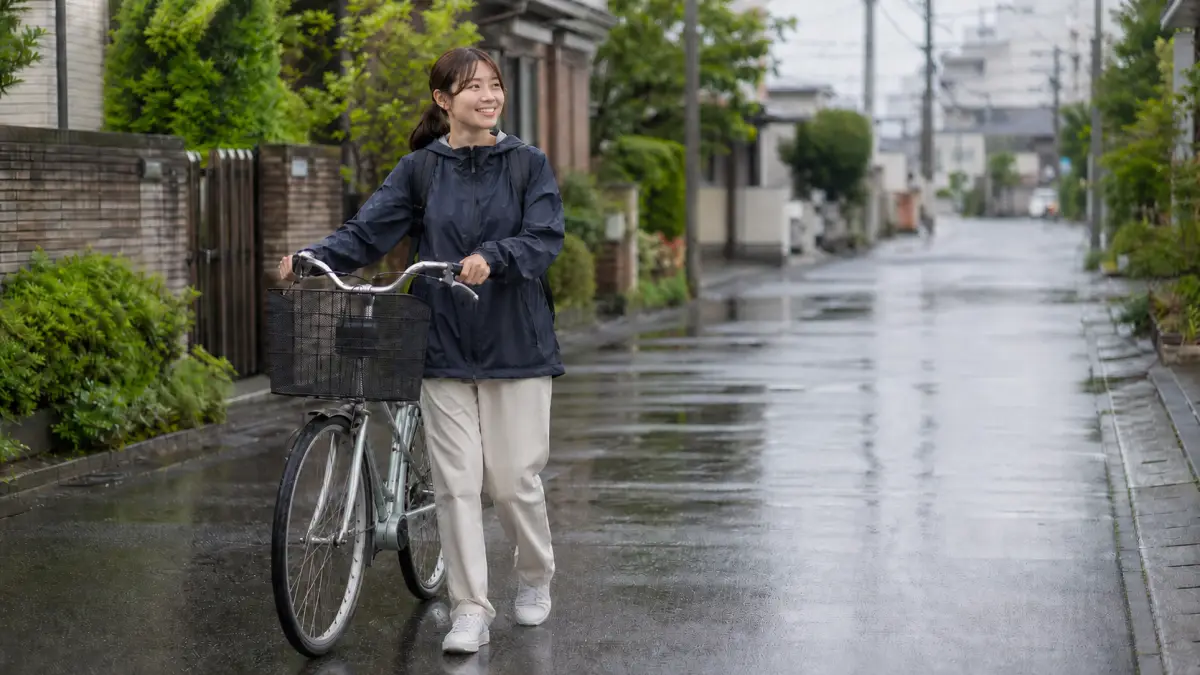 雨に強い自転車は完全防水より仕様で選ぶのが正解