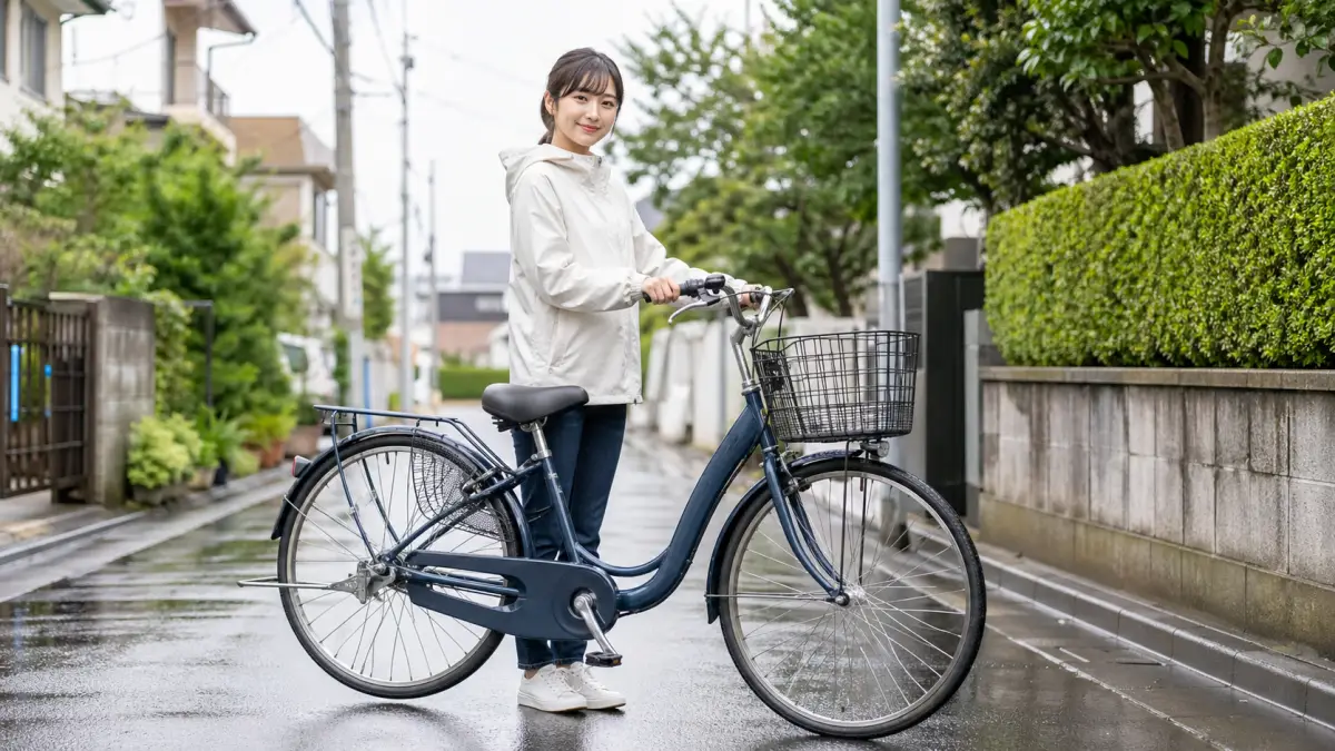 雨に強い自転車を選ぶポイントのまとめイメージ